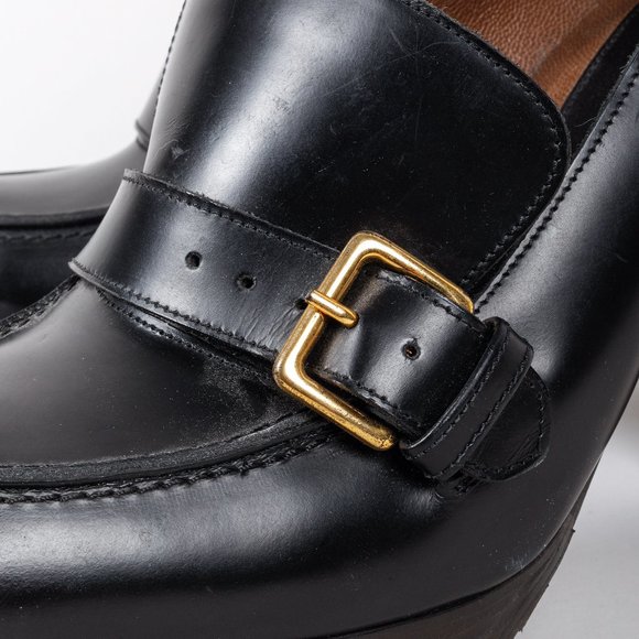 Marni Black Platform Buckle Loafer Pumps - Picture 7 of 9